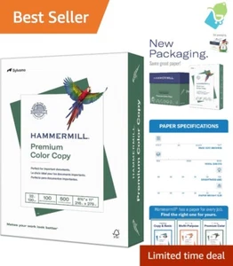 Professional Premium Copy Paper - 32 lb, 500 Sheets, Archival Quality - Picture 1 of 10