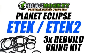 Planet Eclipse ETEK / ETEK2 Oring Kit - 3x REBUILD O-RINGS - Picture 1 of 1