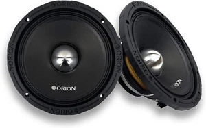 ORION HCCA84N 8” HCCA COMPETITION NEODYMIUM MIDRANGE BULLET SPEAKERS 4Ω (PAIR) - Picture 1 of 6