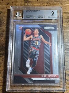 2018-19 Panini Prizm Trae Young #78 RC Rookie Mint BGS 9