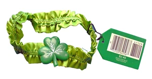 Gibson PIN & ARM Band GARTER St Patrick Vintage SHAMROCK Irish Holiday NEW - Picture 1 of 5