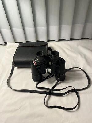 Vintage BINOLUX Binoculars MAN CAVE 7X35 Case Korea Replacement Parts, Decor, - Image 1 of 4