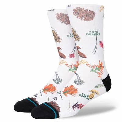 Calcetines Stance x Topo Designs Hongo Pino Conos Flores Grandes Para Hombre 9-13 Foto 1 de 4