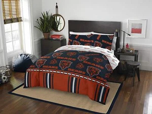 Northwest NFL Chicago Bears Rotary Queen Bed in Bag Set - Picture 1 of 1