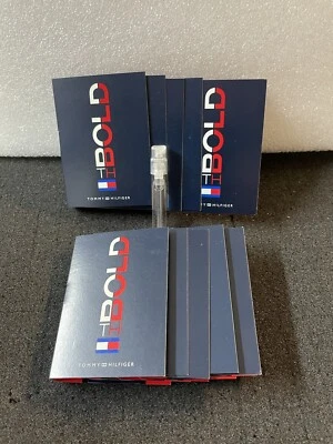 Lote DE 10 MUESTRAS CARDADAS Tommy Hilfiger BOLD Eau de Toilette .05fl.oz/1.5ml Foto 1 de 3