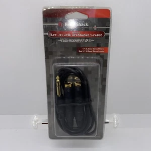 RadioShack 3-Foot (91.4cm) Shielded Headphone Y-Cable - Picture 1 of 7