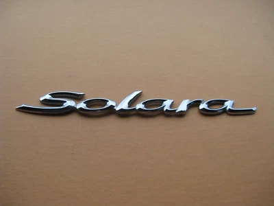 99 00 01 02 03 TOYOTA SOLARA TAPA TRASERA CROMO EMBLEMA LOGOTIPO INSIGNIA SIGNO USADO A45681 Foto 1 de 4