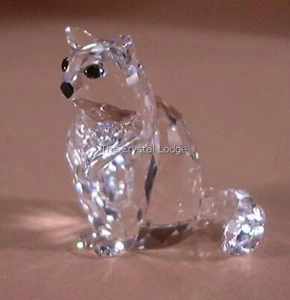 SWAROVSKI CRYSTAL CAT SITTING 160799 MINT BOXED RETIRED RARE - Picture 1 of 9