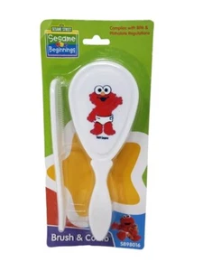 Sesame Street Beginnings Brush & Comb Set - New - Elmo - Picture 1 of 1