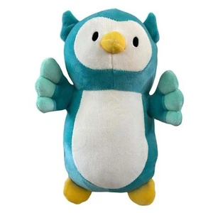 Winston Owl 10” Hug Mees Squishmallow Aqua Blue BNWT Ships Fast Kellytoy Rare - Picture 1 of 1