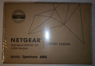 NETGEAR CM500-1AZNAS High Speed DOCSIS 3.0 Cable Modem New - Image 1 of 4