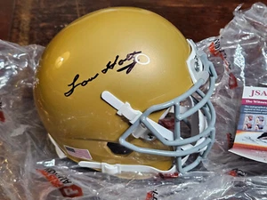 Lou Holtz Signed Notre Dame Mini-Helmet JSA CERTIFIED - Picture 1 of 11