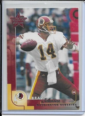 2000 Donruss Leaf Rookies Stars Brad Johnson #96 QB Washington Football Team NFL - Image 1 of 2