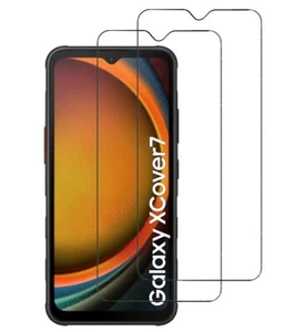 2x Safety Glass Screen Protector 9H Real Glass for Samsung Galaxy XCover 7 - Zdjęcie 1 z 6