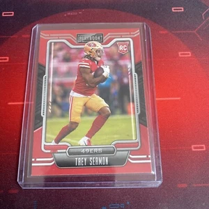 2021 Panini Playbook #126 Trey Sermon Purple - Picture 1 of 2