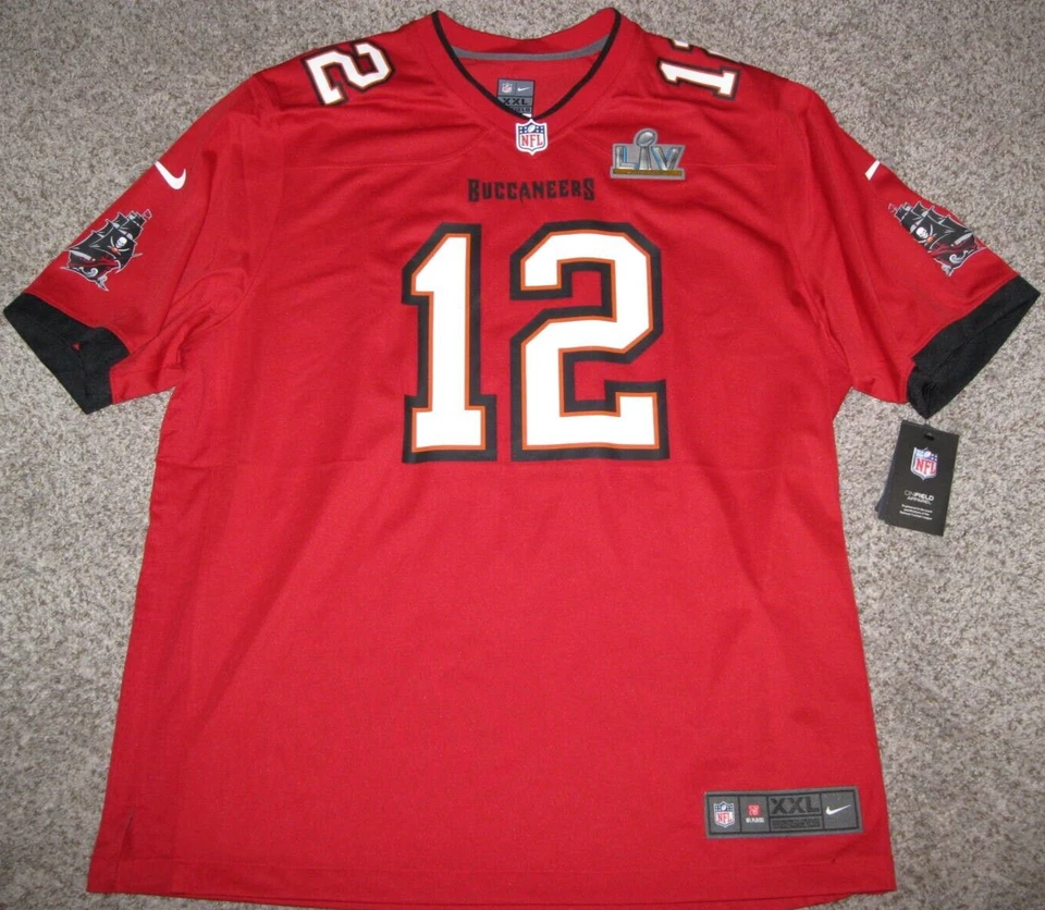 Nike Tampa Bay Buccaneers Tom Brady Super Bowl LV Jersey Men's Size 2XL