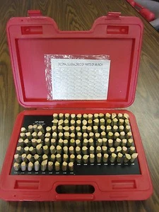 Pin Gage Set M3(-) 0.501-0.625",125 pins,-0.0002" minus accuracy #707-755-new - Bild 1 von 1