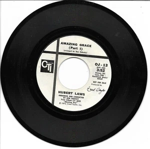 Hubert Laws: "Amazing Grace (Part 1)" - rare '73 Gospel Jazz Promo - nice! - Picture 1 of 1