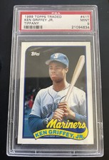 1989 KEN GRIFFEY JR Topps Traded TIFFANY #41T PSA  9 MINT