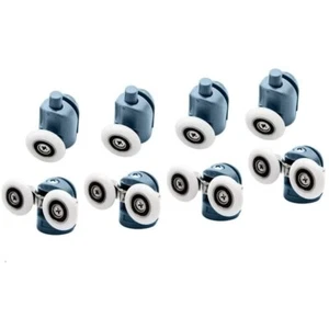 8 Pcs Top/Bottom Shower Door Rollers/Runners/Pulleys/Wheels Bathroom Replacem... - Picture 1 of 6