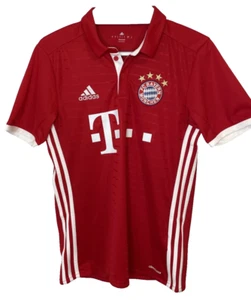 FC Bayern München Gr. S Adidas Button Team Shirt clima cool T mobile - Bild 1 von 11