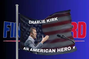 Charlie Kirk Flag - Turning Point USA, RIP Charlie Kirk flag, 3X5FT, 4 Eyelets. - Bild 1 von 1