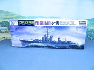 Línea de Agua Hasegawa 1/700 #461 DESTRUCTOR JAPONÉS "YUGUMO" Nuevo en Caja Abierta - Imagen 1 de 3