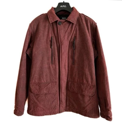 A.P.C. Oiled F2 French Military Jacket 90s Vintage Used - Image 1 of 4