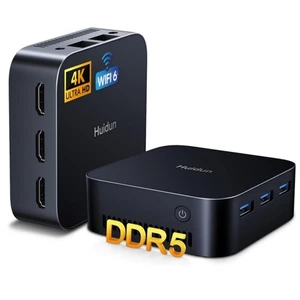 Huidun H20 Mini PC Intel N97 16GB DDR4 512GB SSD Windows 11 Pro Mini Komputer 4K - Zdjęcie 1 z 14
