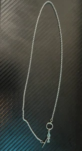Vintage Sterling Silver Alpha XI Delta College Society Necklace 18.5" - Picture 1 of 3