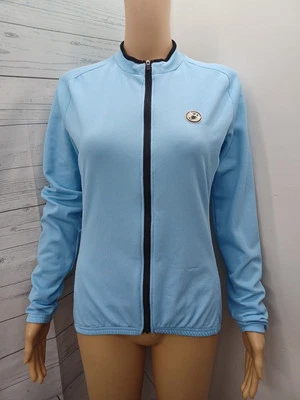 Camiseta deportiva de ciclismo Castelli azul escorpión escorpio camisa manga larga con cremallera M Foto 1 de 4