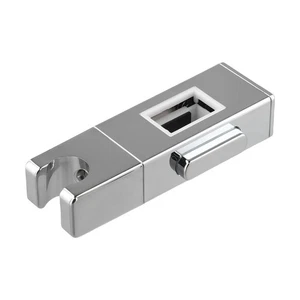 Reliable Slider Bracket for Rectangular Rail Shower Head Silver ABS Material - Picture 1 of 13
