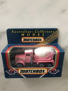 Matchbox Superfast MB19 Peterbilt Pink Readymix Truck - Rare Australian Issue - Picture 1 of 1