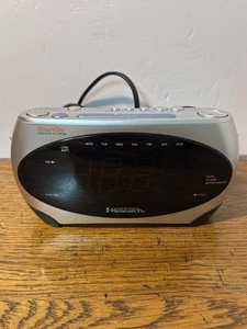 Emerson Research SmartSet AM/FM Dual Alarm Clock Blue Display Tested Works - Picture 1 of 13