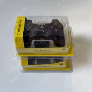 2 Pieces -Wireless Controller for Playstatian 2 PS2-Black（With Receiver） - Picture 1 of 4