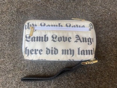 Cartera sin asas L.A.M.B LAMB para LeSportsac Mega Cordero rara Foto 1 de 4