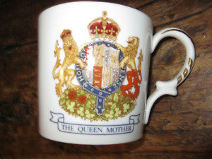Queen Mother eightieth birthay Mug by Aynsley