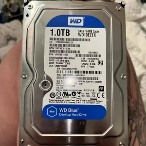 Western Digital Blue WD10EZEX 1TB,Internal,7200 RPM,3.5 inch Hard Disk Drive - Picture 1 of 1
