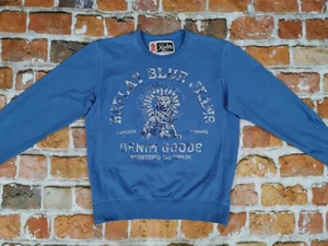 *REPLAY INC BLUE JEANS VINTAGE PULLOVER*LÖWE*EIS AQUA HELL BLAU*GR: M*TIP TOP - Bild 1 von 7