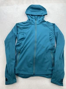 Athleta Half Mile Full Zip Hoodie Jacket Small S Athletic Running Thumbholes - Picture 1 of 14