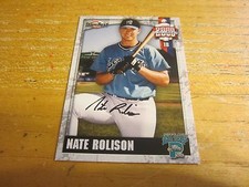 Nate Rolison 2000 Team Best Rookies Autographs #43 Card MLB Florida Marlins