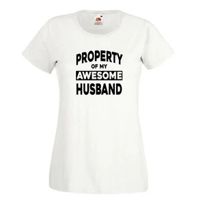 Lustiges T-Shirt Tolle Ehemann Eigentum Frau Geschenk Valentinstag Geburtstag Weihnachten - Bild 1 von 4