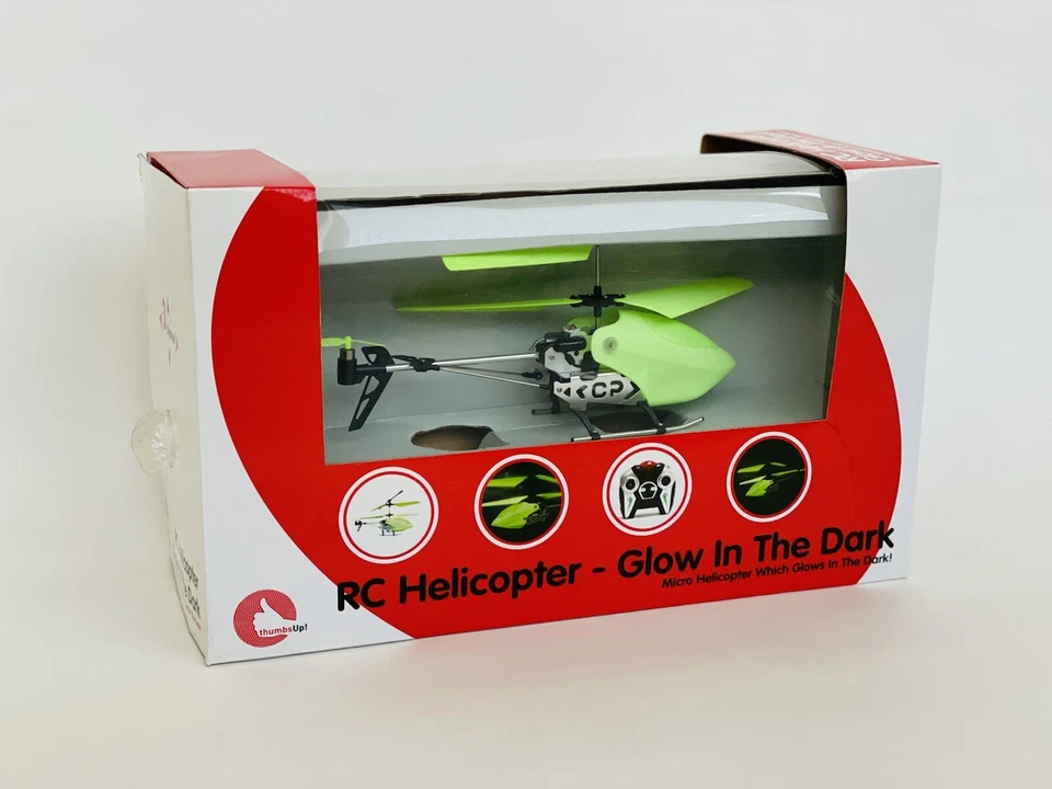 RC helicopter glow in the dark 1:64 Scale by thumbs up NEW - Image 1 of 3