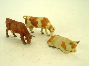 3 Stck. Kühe - Preiser Figur 1:25 Spur G - #407 gebr. - Imagen 1 de 2