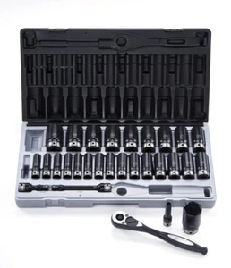 Dual Action 29pce Metric Deep Socket Set 1/2" Drive 6-Point 10mm - 36mm 11242901 - Picture 1 of 1