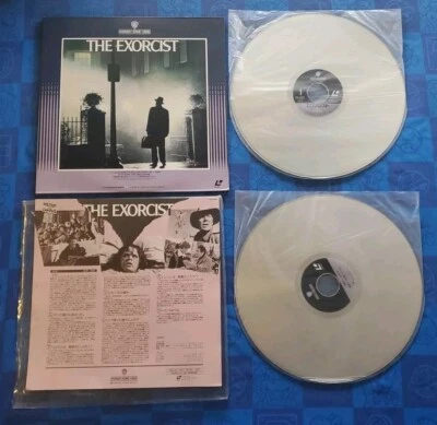 The Exorcist William Friedkin Ellen Burstyn Max von Sydow Japan Laserdisc Obi Foto 1 de 4