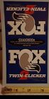 VMX Fox Blue Twin-Clicker Vintage RM OW YZ KX CR GSXR CBR MX  WORKS