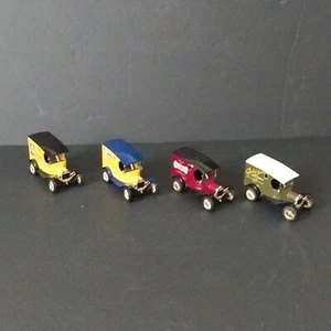 Car Corgi Long Diecast-Ford Model T Van -(SET of 4) NO original BOX - Picture 1 of 10