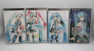 PSP Hatsune Miku Project DIVA 1 2 extend & UMD 39's Giving Day 4items Japan - Image 1 of 4