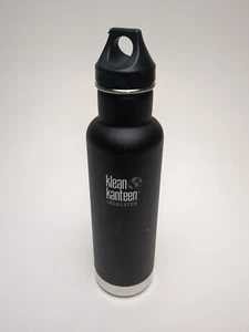 klean kanteen 20 oz insulated Slate Black READ - Picture 1 of 4